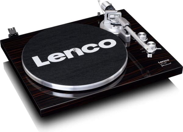 Lenco LBT-188 - Pladespiller med Bluetooth og justerbar modvægt - Brun
