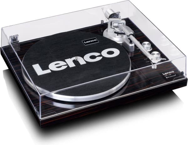 Lenco LBT-188 - Pladespiller med Bluetooth og justerbar modvægt - Brun