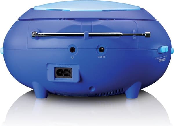 Lenco SCD-620BU - Kannettava radio/CD-soitin mikrofonilla - Sininen