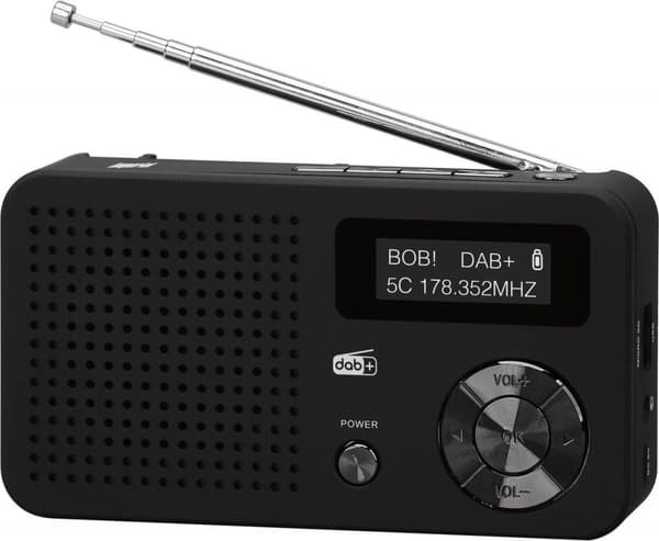 Imperial Dabman 13 - Bærbar DAB+ / FM-radio med MP3-afspilning - Sort