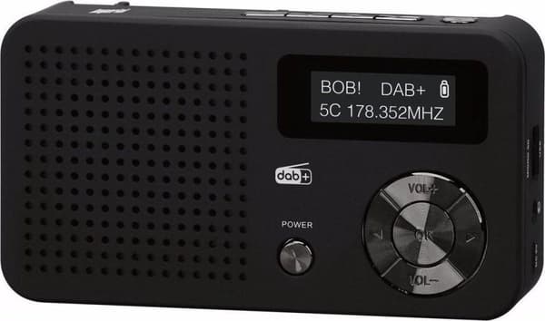 Imperial Dabman 13 - Bærbar DAB+ / FM-radio med MP3-afspilning - Sort