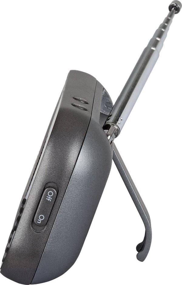 Imperial DABMAN 15 taskuradio DAB+, FM AUX, DAB+, FM näppäinlukko, hälytystoiminto, ladattava antrasiitti