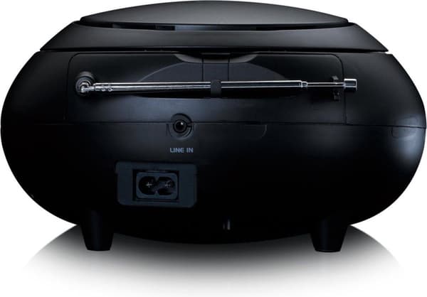Lenco SCD-341BK - Bærbar radio med DAB+/ FM radio og Bluetooth - Sort