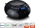 Miniatyrbillede 2 af 7: Lenco SCD-341BK - Bærbar radio med DAB+/ FM radio og Bluetooth - Sort