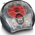 Miniatyrbild 5 av 7: Lenco SCD-24 - Radio CD-spelare med AUX-utgång - Transparent