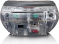Miniatyrbild 6 av 7: Lenco SCD-24 - Radio CD-spelare med AUX-utgång - Transparent