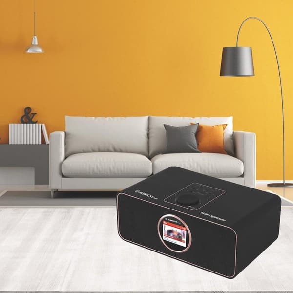 Albrecht DR 884 hybridiradio Internet/DAB+/FM Stereo värinäytöllä ja kaukosäätimellä