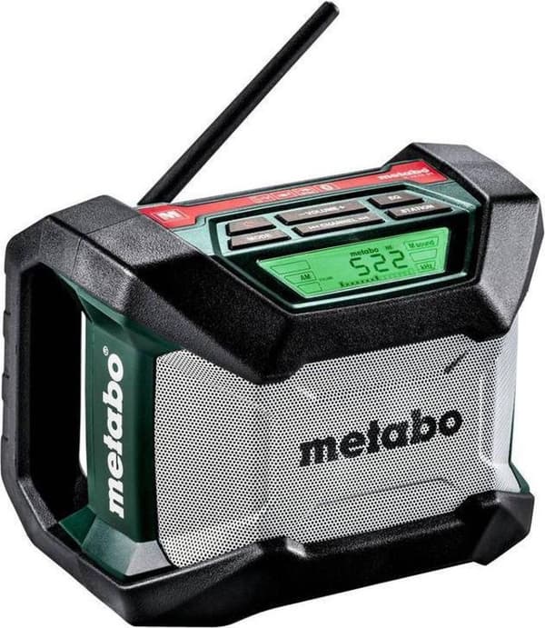 Metabo R 12-18 BT Byggepladsradio FM Bluetooth Sort, Grøn, Grå