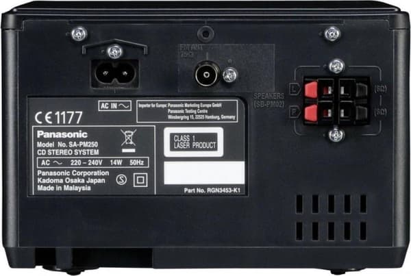 Panasonic SC-PM250EG-K sort