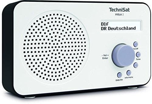Panasonic SC-PM254EG-K Micro med HiFi-system, sort & TechniSat Viola 2 bærbar DAB-radio (DAB+, FM, højttalere, hovedtelefonstik, to-linjers display) h