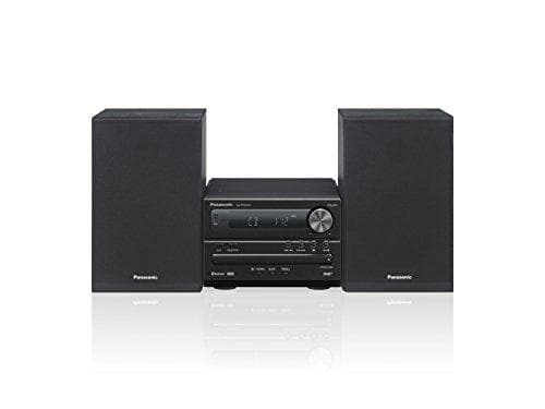 Panasonic SC-PM254EG-K Micro med HiFi-system, sort & TechniSat Viola 2 bærbar DAB-radio (DAB+, FM, højttalere, hovedtelefonstik, to-linjers display) h