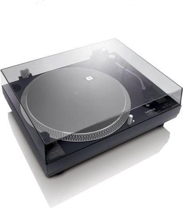 Lenco L-3808 Musta - Levysoitin USB:llä - Stereo - Pölysuoja - Musta