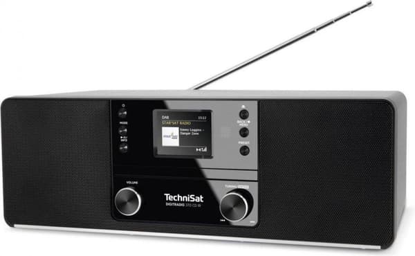 Technisat Digitradio 370 CD IR, DAB+, FM, internetradio og CD - sort