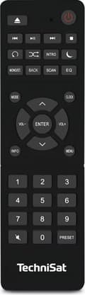 Miniatyrbillede 5 af 7: Technisat Digitradio 370 CD IR, DAB+, FM, internetradio og CD - sort