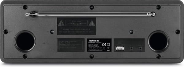 Technisat Digitradio 370 CD IR, DAB+, FM, internetradio og CD - sort