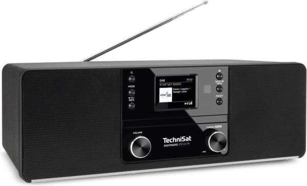 Technisat Digitradio 370 CD IR, DAB+, FM, internetradio og CD - sort