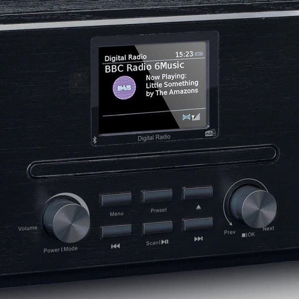 Lenco DAR-061BK - DAB-radio-CD-soitin Bluetoothilla - musta