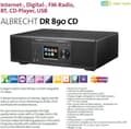 Miniatyrbild 11 av 11: Albrecht DR 890 CD, DAB+/FM/Internet/CD, Svart