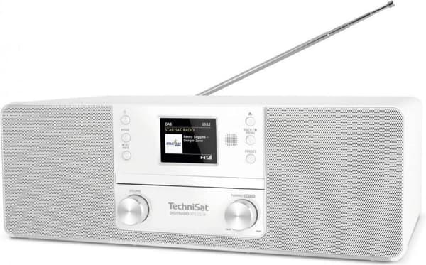 Technisat Digitradio 370 CD IR, DAB+, FM, internetradio og CD - hvid