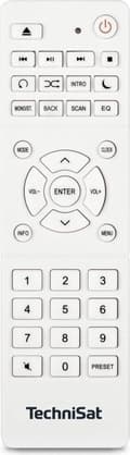 Miniatyrbillede 6 af 9: Technisat Digitradio 370 CD IR, DAB+, FM, internetradio og CD - hvid