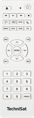 Miniatyrbillede 9 af 9: Technisat Digitradio 370 CD IR, DAB+, FM, internetradio og CD - hvid