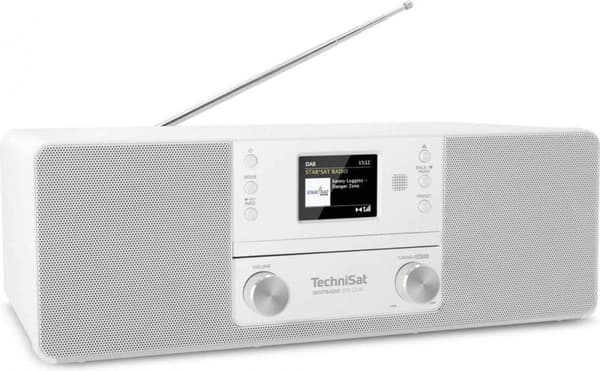 Technisat Digitradio 370 CD IR, DAB+, FM, internetradio og CD - hvid