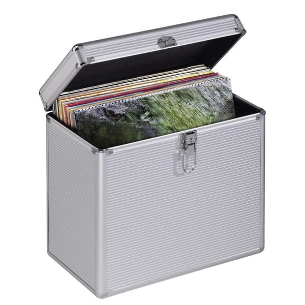 Hama LP fodral 50, aluminiumlook, silver