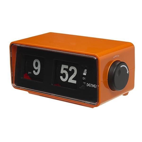 Denver CR-425 - Retro Clock Radio - Orange