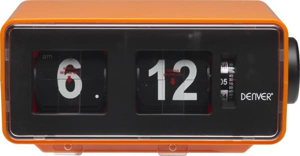 Denver CR-425 - Retro Clock Radio - Orange