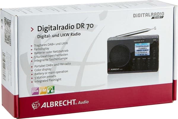 Albrecht DR 70 Digitalradio, DAB+/FM