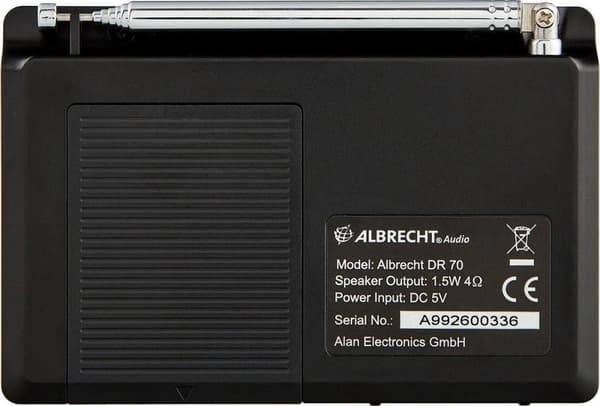 Albrecht DR 70 Digitalradio, DAB+/FM