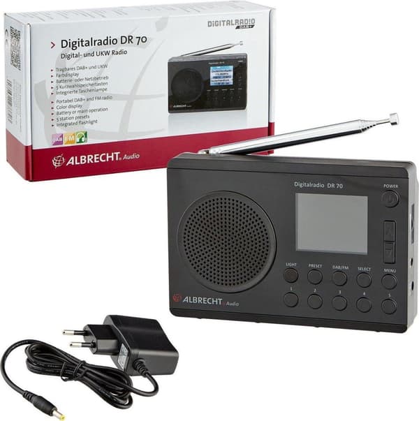 Albrecht DR 70 Digitalradio, DAB+/FM
