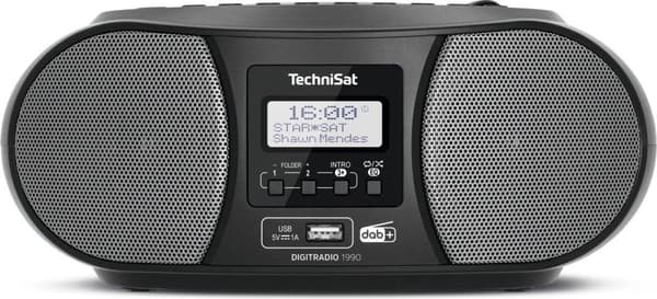 Technisat Digitradio 1990 musta - DAB+ - FM - CD - Bluetooth