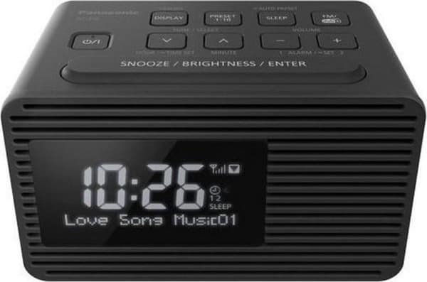 Panasonic RC-D8EG-K Clockradio DAB+, FM DAB+, FM, USB Sort