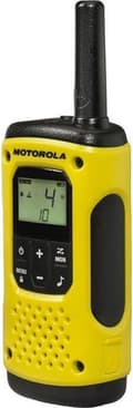 Miniatyrbillede 3 af 11: MOTOROLA RADIOTELEFON T92 H2O walkie-talkie 16 kanaler Sort, gul