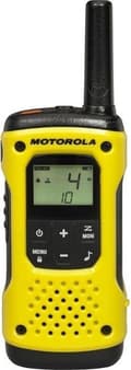 Miniatyrbillede 8 af 11: MOTOROLA RADIOTELEFON T92 H2O walkie-talkie 16 kanaler Sort, gul