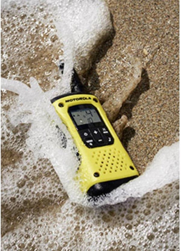 MOTOROLA RADIOTELEFON T92 H2O walkie-talkie 16 kanaler Sort, gul