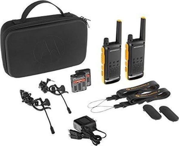 Motorola Talkabout T82 Extreme Twin Pack kaksisuuntainen radio 16 kanavaa musta, oranssi