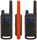 Miniatyrbillede 1 af 9: Motorola T82 Twin Pack to-vejs radio 16 kanaler Sort, Orange