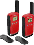 Miniatyrbillede 3 af 5: Motorola TALKABOUT T42 to-vejs radio 16 kanaler Sort, Rød