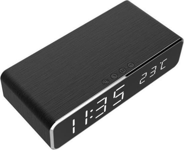Gembird DAC-WPC-01 vækkeur Digital vækkeur Sort