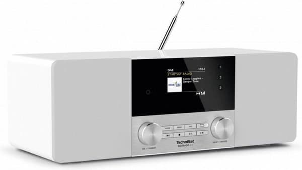 TechniSat DIGITRADIO 4C Bordradio DAB+, FM, DAB Bluetooth Hvid