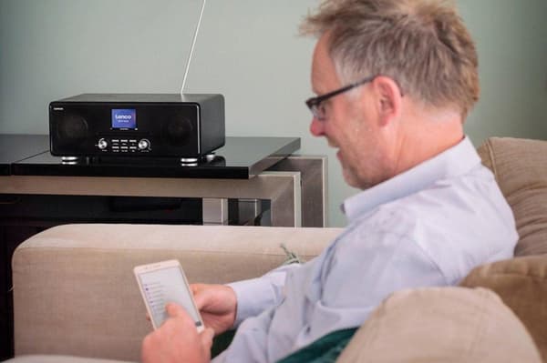 Lenco DIR-260BK - Radio - Internet-radio - DAB+ ja Bluetooth - Musta