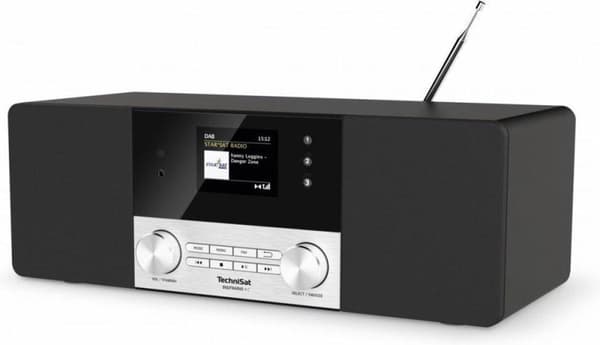 TechniSat DIGITRADIO 4 C Bordradio DAB+, FM, DAB Bluetooth Sort, Sølv