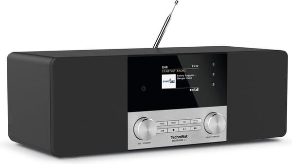 TechniSat DIGITRADIO 4 C Bordradio DAB+, FM, DAB Bluetooth Sort, Sølv