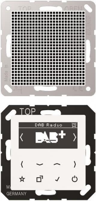 Smart Radio Dab + Kit Mono S As/A Kaiutin, valkoinen