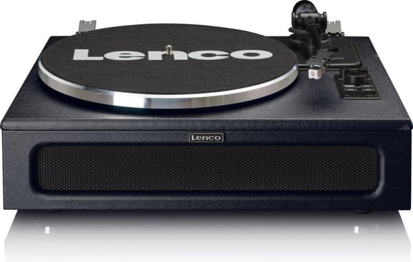 Lenco LS-430BK - Skivspelare med 4 inbyggda högtalare - svart