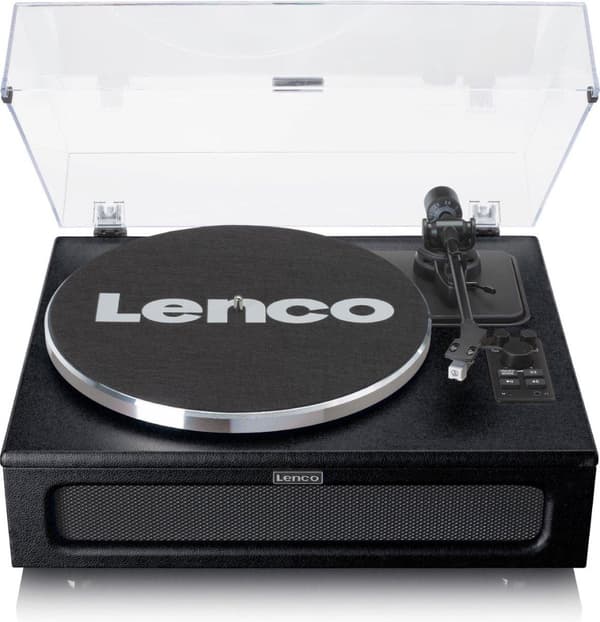 Lenco LS-430BK - Levysoitin 4 sisäänrakennetulla kaiuttimella - musta