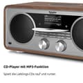 Miniatyrbillede 5 af 6: TechniSat DAB+digital radio DIGITRADio602 Nus/si (0002/3987)