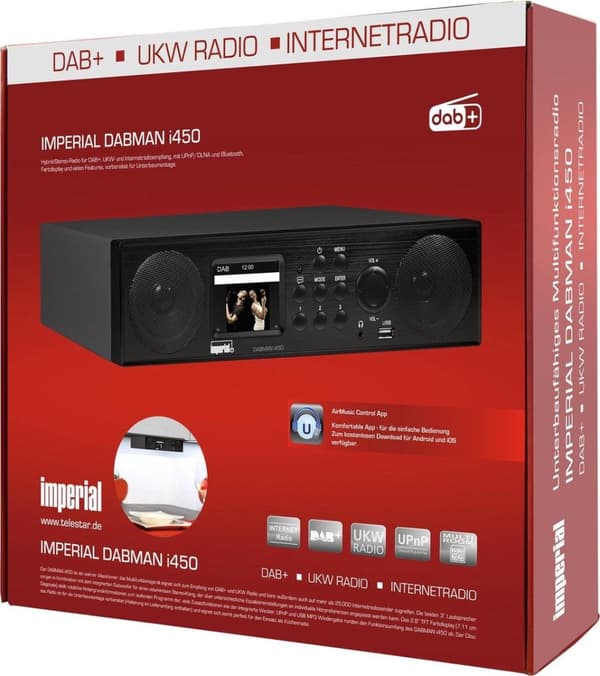 Imperial DABMAN i450 radio Personal Analog Sort
